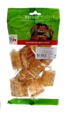 Купить titbit лакомство для собак колечки из трахеи