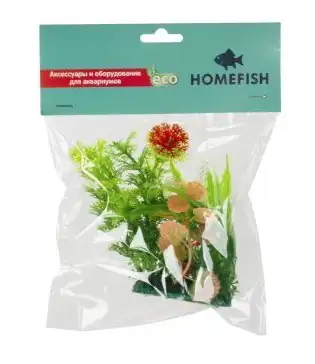 HOMEFISH Лимнофила растение для аквариума пластиковое с грузом