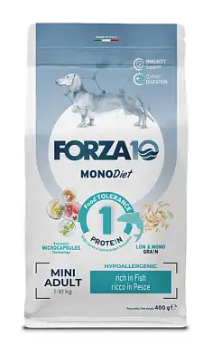 Forza10 MonoDiet Adult Mini Pesce сухой корм для взрослых собак мелких пород, с рыбой