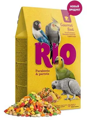 Рио Гурмэ сухой корм для средних и крупных попугаев